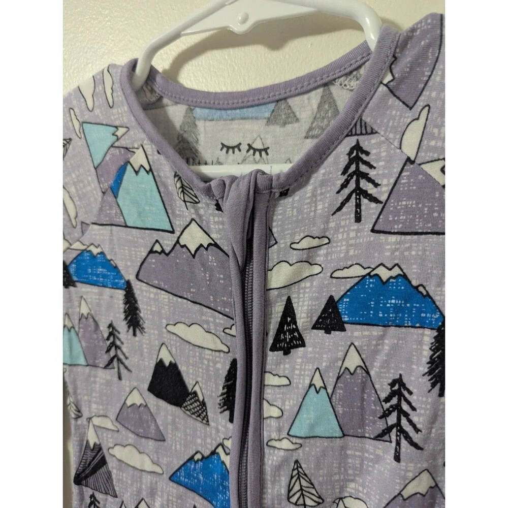 Little Sleepies OG Mountains Zippy PJs size 3-6 Months